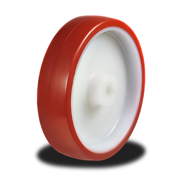 Polyurathane Tyres on Nylon with plain bore